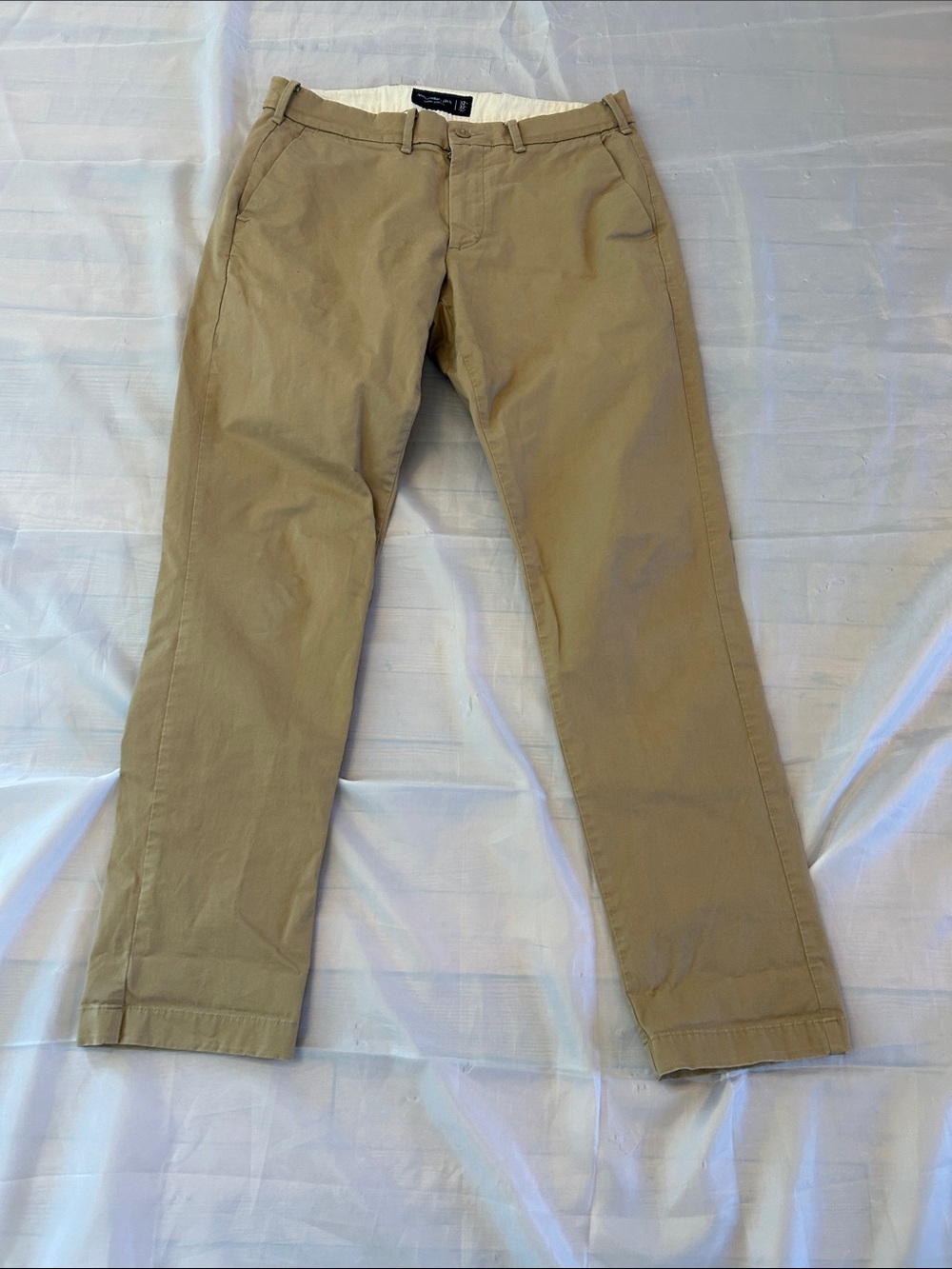 Abercrombie & Fitch Tan Cotton Chino Pants